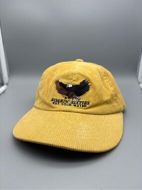Eat Your Water | Soarin' Sixties 6 Panel Corduroy Hat - Mustard Yellow
